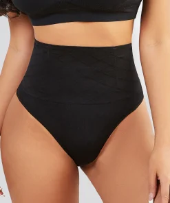 Casual Lingerie Tummy Control Shaping Girdle High Waist Thongs Seamless  Panties G-String Shapewear