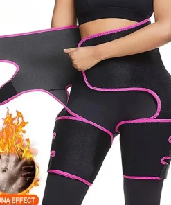 Neoprene Slim Thigh Trimmer Leg Shapers Slimming Belt Waist Trainer Sweat Shapewear